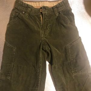 Gap boys corduroy green pants.